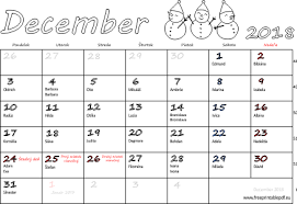 Download free printable 2018 calendars yearly and monthly for jaanury, february, march, april, may, june,july,august,september,october november december. Kalendar 2018 December