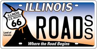 A friend was telling me that the license plate stickers expire 30 days after the said date. Illinois Route 66 License Plates