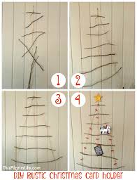 Card holders are a practical and pretty way to show off the loads of holiday stationery you'll receive this year. Diy Rustic Christmas Card Holder Christmas Tour Part 1 This Pilgrim Life