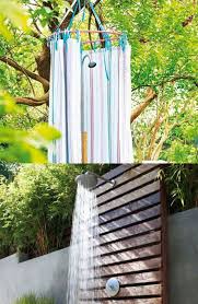 The solar shower is a mostly freestanding shower that is used in the garden. 32 Beautiful Easy Diy Outdoor Shower Ideas A Piece Of Rainbow