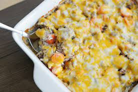 Do a google search for recipes with found ingredients and you'll get tons of sites like this one where you can list what you do have / want, and sometimes (like. Cheesy Ground Beef And Rice Casserole 5 Boys Baker