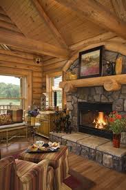 Log Cabin Living Casas De Troncos Interiores De Cabanas Casas