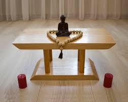Puja Table Meditation Shrine Prayer Table Meditation Altar Etsy Meditation Altar Altar Table Tea Table