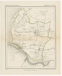 Provincie Groningen Gemeente Ulrum J Kuyper 1868 Groningen Oude Kaarten Holland