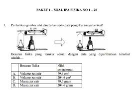 (1) panjang (2) kecepatan (3) kuat arus pembahasan: Contoh Soal Un Smp Ipa Terbaru Dan Pembahasan Cari Soal