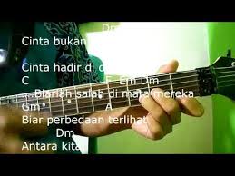 Dm cinta bukan hanya di mata gm cinta hadir di dalam jiwa c f em dm biarlah salah di mata mereka gm a dm biar perbedaan terlihat antara kita. Chord Kunci Gitar Suci Dalam Debu Iklim Versi Original Youtube