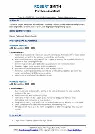 Hire a helper for moving. Plumbers Assistant Resume Samples Qwikresume