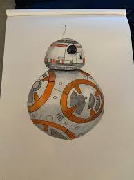 Free printable coloring pages for kids of all ages. Fan Art Colored Pencil Bb 8 Drawing One Of My Favorite Droids Starwarscantina