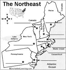 States And Capitals For The Northeast Blank Map Northeast Region Map Ne Usa States Ne Region States And States And Capitals United States Map Northeast Region