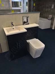 Combination vanity units or combined toilet and sinks, save space by combining essential fixtures. Elation Combination 1050mm L Shaped Unit Free Uk Delivery Massive Online Sale