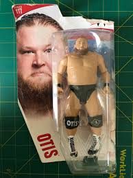 OTIS WWE Mattel Basic Superstars Series 117 Wrestling Action Figure Toy DMG  PKG