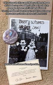 Invite Mickey And Minnie To Your Wedding Wedding Invitations Wedding Disney Wedding