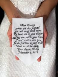 Wedding Gift For Groom From Bride Personalized Embroidered Etsy Wedding Gifts For Groom Wedding Hankies Groom Gift