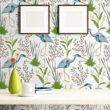 Aalin Bird Animal Removable Paintable Peel And Stick Wallpaper Panel Peel And Stick Wallpaper Wallpaper Panels Removable Wallpaper