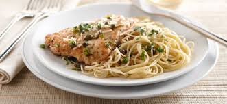 While pasta is boiling, heat oil in a deep skillet. Chicken Piccata With Angel Hair Dreamfields Foods