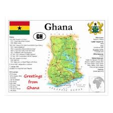 Ghana Map Postcard Postcard Post Card Postcards Unique Diy Cyo Customize Personalize Postcard Map Michigan State Map