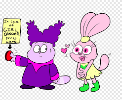 Maybe you would like to learn more about one of these? Schnitzel Chowder Girl Chicken Chowder Purple Chicken Png Pngegg