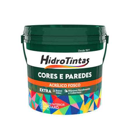Tinta Cores e Paredes Hidrotintas