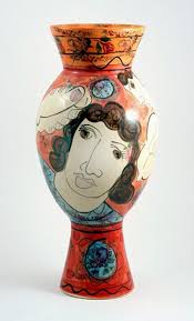 Karen Atherley Vase 397x655 Ceramic Painting Ceramic Sculpture Contemporary Paintings