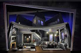 Beetlejuice the musical broadway set. How Set Designer David Korins Brought Beetlejuice To Broadway Set Design Theatre Scenic Design Stage Set Design