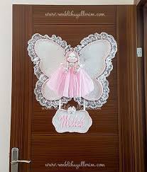 Frezya Melek Kanatli Kiz Bebek Kapi Susu Diy And Crafts Crafts Diy