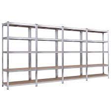 Costway 71 Heavy Duty Storage Shelf Steel Metal Garage Rack 5 Level Adjustable Shelves Walmart Com Heavy Duty Storage Shelves Garage Racking Steel Shelving Unit
