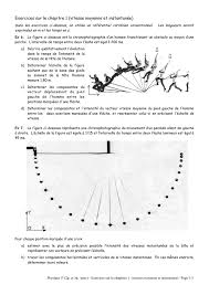 Trouvez la vitesse instantanée en remplaçant par sa valeur. Exercices Sur Le Chapitre 1 Vitesse Moyenne Et Instantanee