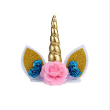 Beautiful pony unicorns faces, magic horn in rainbow flower wreath and cute eyelashes vector illustration set unicorn face. Handmade Unicorn Horn Ears And Flower Happy Birthday Cake Topper Buy Unicorn Horn Cake Topper Happy Birthday Cake Topper Unicorn Horn Ears And Flower Topper Product On Alibaba Com
