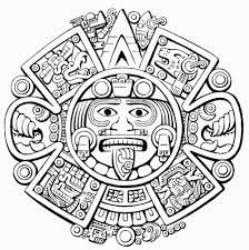 Coloring Page Aztec Mythology Gods And Goddesses 60 Printable Coloring Pages Aztec Art Aztec Tattoo Aztec Artwork