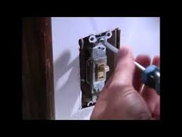 If the box is supported by a bar hanger, remove the screws from the back of the electrical box that hold the box to the bar. Remove The Receptacle Box Cut The Wires To Replace An Electrical Wall Switch Youtube