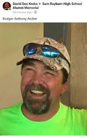 Rodger Anthony Archer, 62, Class of 1974, of Pasadena, Texas, passed away  12/19/2018 at home in Flatonia, Texas. He was born in Houston, Texas