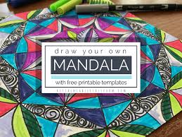 Once you have determined your area, gather your materials nearby so you have them in an easily assessable space. Mandalas For Kids With Printable Mandala Template The Kitchen Table Classroom