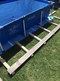 Pool Umrandung Fur Einen Aufstellpool Anetasleben Diy Pool Swimming Pools Backyard Inground Above Ground Pool