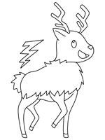 If your child loves interacting. Christmas Reindeer Coloring Pages