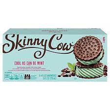 Skinny Cow Ice Cream Sandwiches Low Fat Mint 6 4 Fl Oz Albertsons