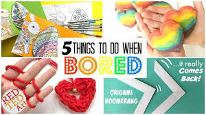 Are all your zoom meetings interrupted by your kids declaring they are bored, again? 5 Great Diys Things To Do When Bored Diys For Boring Days Kids Bored Need Somethi Diy Crafts To Do Diy Crafts To Do When Bored Crafts To Do When Your Bored