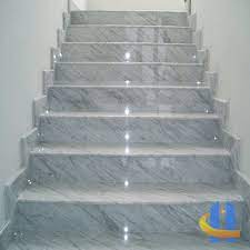 This one is wrapped with globe lights, and decorated with vintage chandelier crystals and branches. Stairs Granite Granite Stairs Home Stairs Design Stairs Tiles Design
