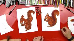 This step by step tutorial focuses on the squirrel monkey, who lives in tropical forests. How To Draw A Squirrel Sya Art For Kids Hub