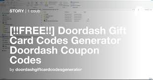 Or if you are having trouble using a doordash gift card, refer to. Free Doordash Gift Card Codes Generator Doordash Coupon Codes Coub