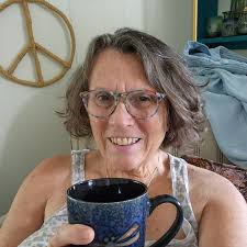 Sharing morning coffee with a new mug