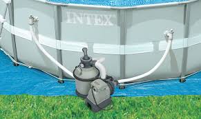 Intex 1200 Gph Krystal Clear Sand Pool Filter Pump Set 110 120 Volt 28643eg Intex Pool Sand In Ground Pools Pool Filters