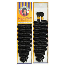 It is a good choice for braiding hair, don't miss the best human braids with soft, bouncy, shiny, glossy. Milkyway 100 Human Hair Braid Deep Bulk Nyhairmall