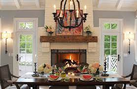 20 beautiful dining room ideas with fireplaces dining room fireplace farmhouse dining room dining room design