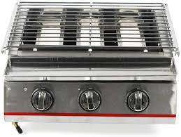 Gas bbq grill burner lpg environmental smokeless independent temp control. Yanyu 3 Burner Portable Natural Gas 0 Btu Gas And Charcoal Grill Wayfair