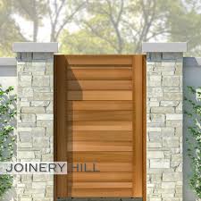 New england woodworks is a manufacturer of professional grade wooden cedar arbors and other outdoor accents. Modern Cedar Gates Cooper Collection Joinery Hill