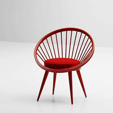 Fantastic Red Circle Chair Designed By Yngve Ekstrom For Swedese Sweden 1960 The Chair Is Made Of Red Lacquered Beech Wood And H Circle Chair Chair Furniture