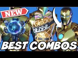 I went to iron mans location at stark industries in fortnite and pretended to be the real iron man boss to see how players would. Best Combos For New Gold Foil Iron Man Skin Fortnite Youtube