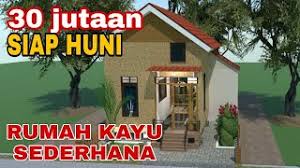 Konsep split monokrom yang bersih dan apik. Desain Rumah Kayu Minimalis 4x5 Meter Biaya 30 Jutaan Youtube