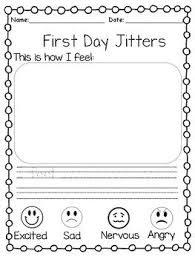 These Are Two Worksheets That Can Be Used On The First Day Of School To Use To Supplement The B First Day Jitters Speech And Language Speech Therapy Worksheets