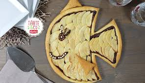 Tarte Aux Pommes Chocolat Caramel Comme Un Poisson Recette Tarte Aux Pommes Idee Recette Dessert Tarte Aux Pommes